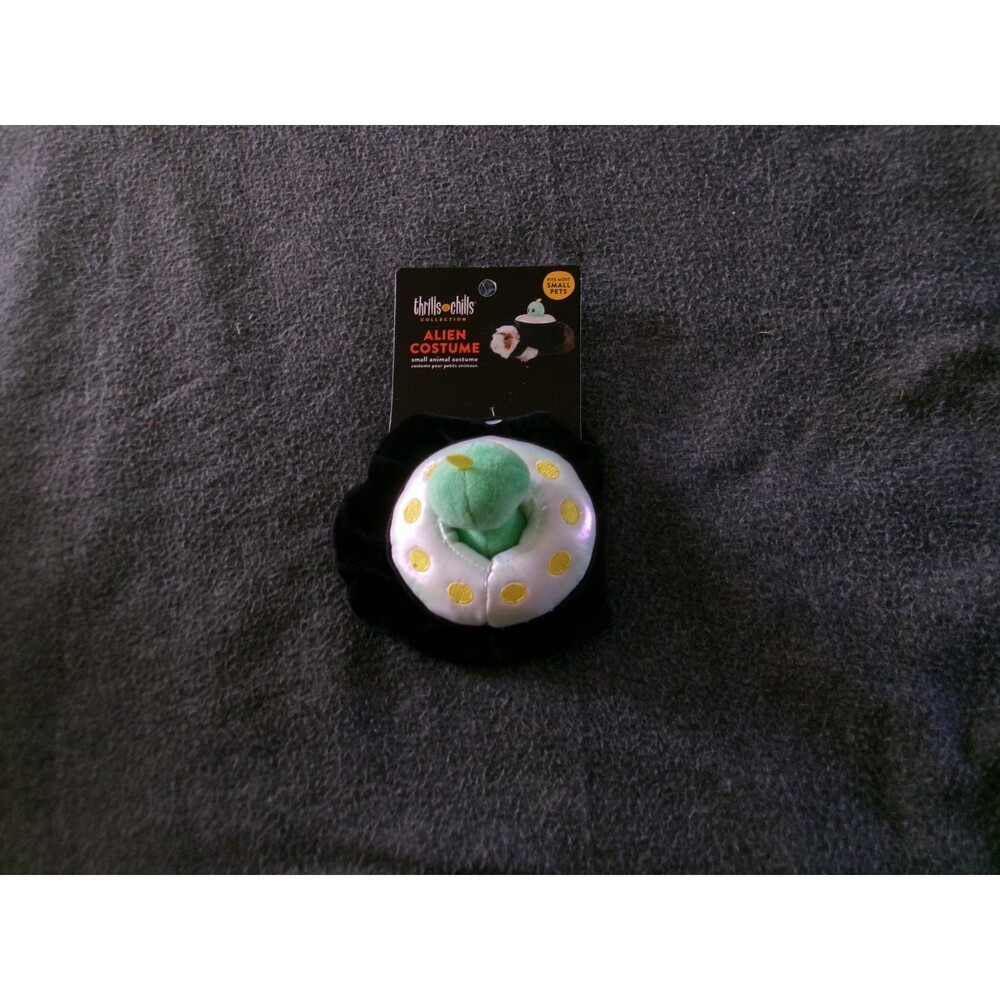 Thrills & Chills Small Pet Alien Spaceship Halloween Costume Guinea Pig New